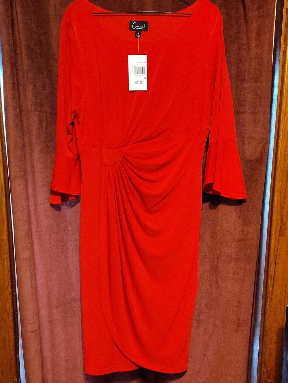 Connected Apparel Apple Red Women’s Dress